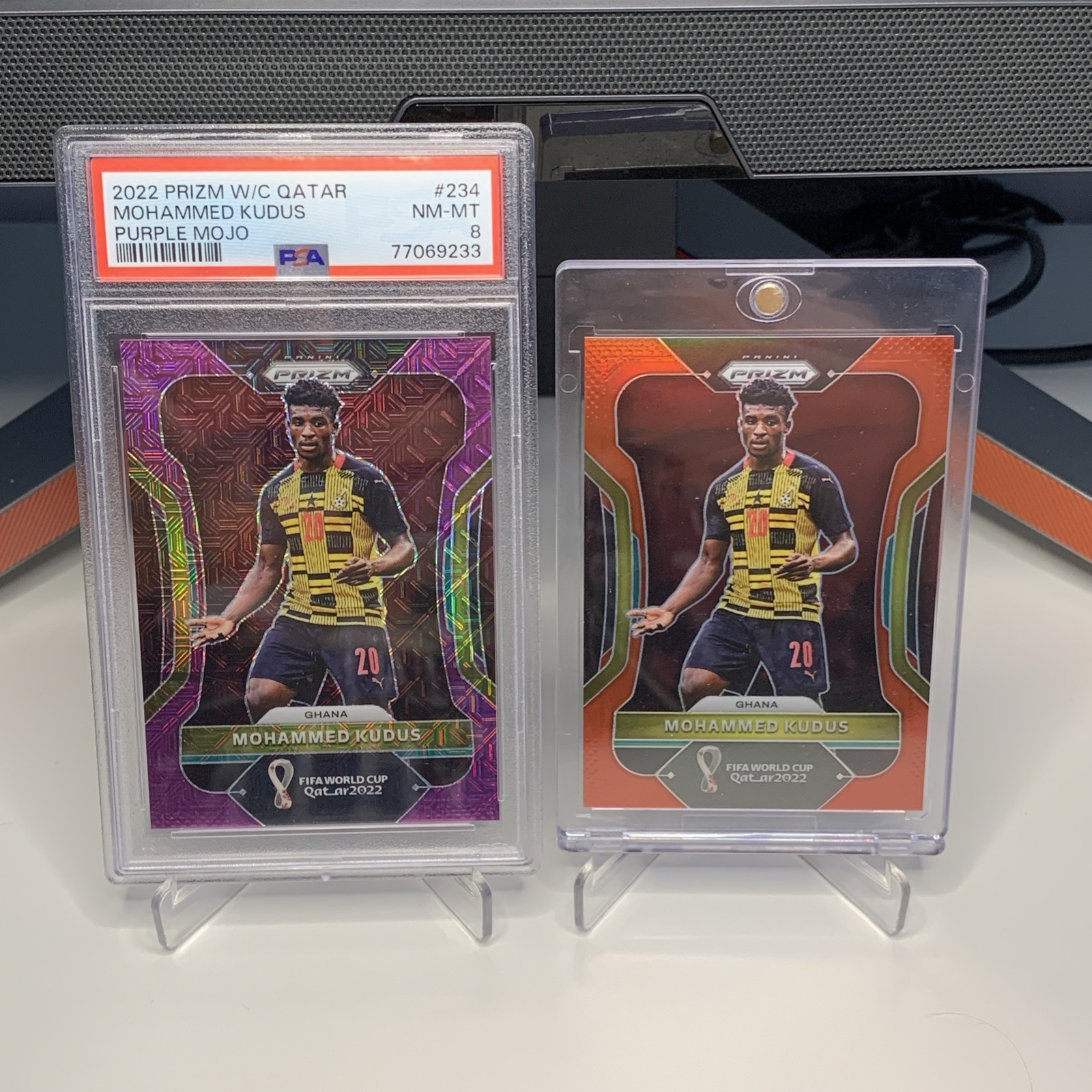 Mohammed Kudus PSA 8 /49 + /399 Panini FIFA World Cup Qatar 2022 Ghana West Ham for sale on Ebay