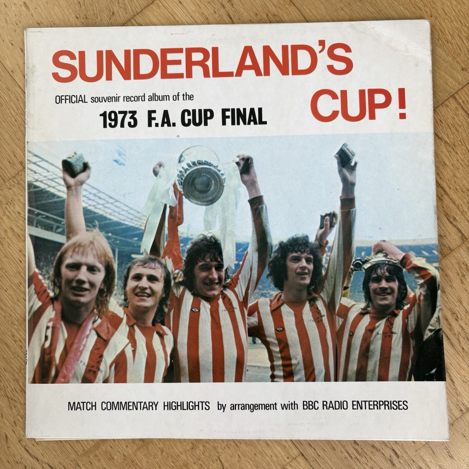 ‘Sunderland’s Cup’ Official Souvenir Record Album Of 1973 Final Sunderland Vinyl for sale on Ebay