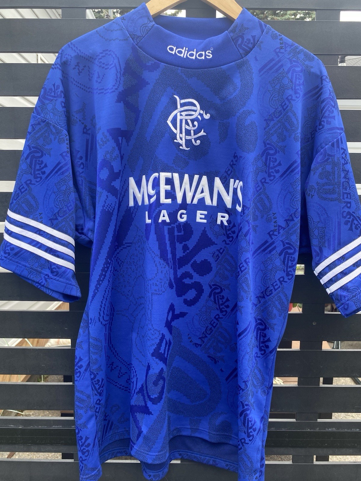 Rangers FC adidas 1994/95 Home Football Shirt - 42/44 for sale on Ebay