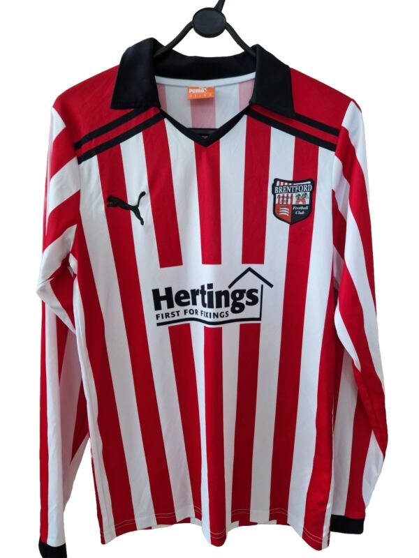 Retro Brentford 2011/12 Home Shirt Long Sleeve (Small) for sale on Ebay