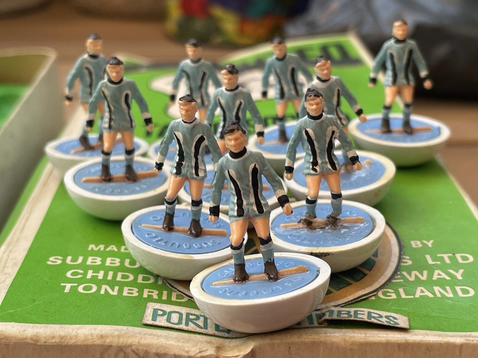 Subbuteo HW HEAVYWEIGHT Ref 206 team  Coventry City IN ORIGINAL BOX for sale on Ebay