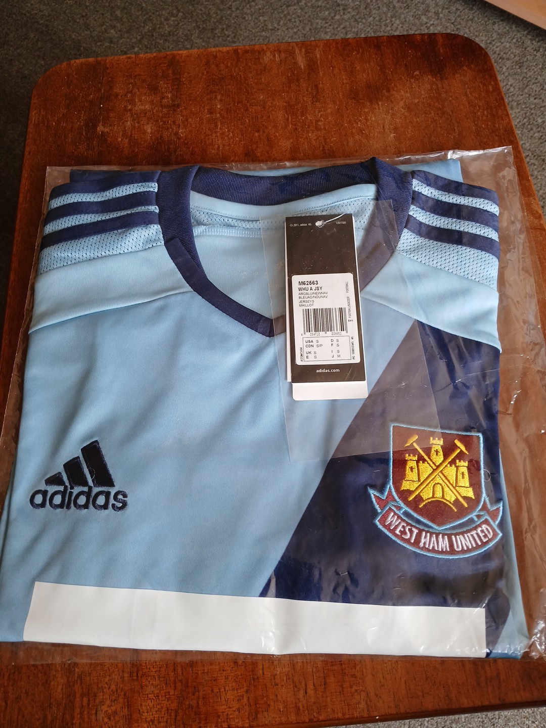 West Ham Away Shirt From 2014/15 Season Size Small In Original Packaging BNWT for sale on Ebay