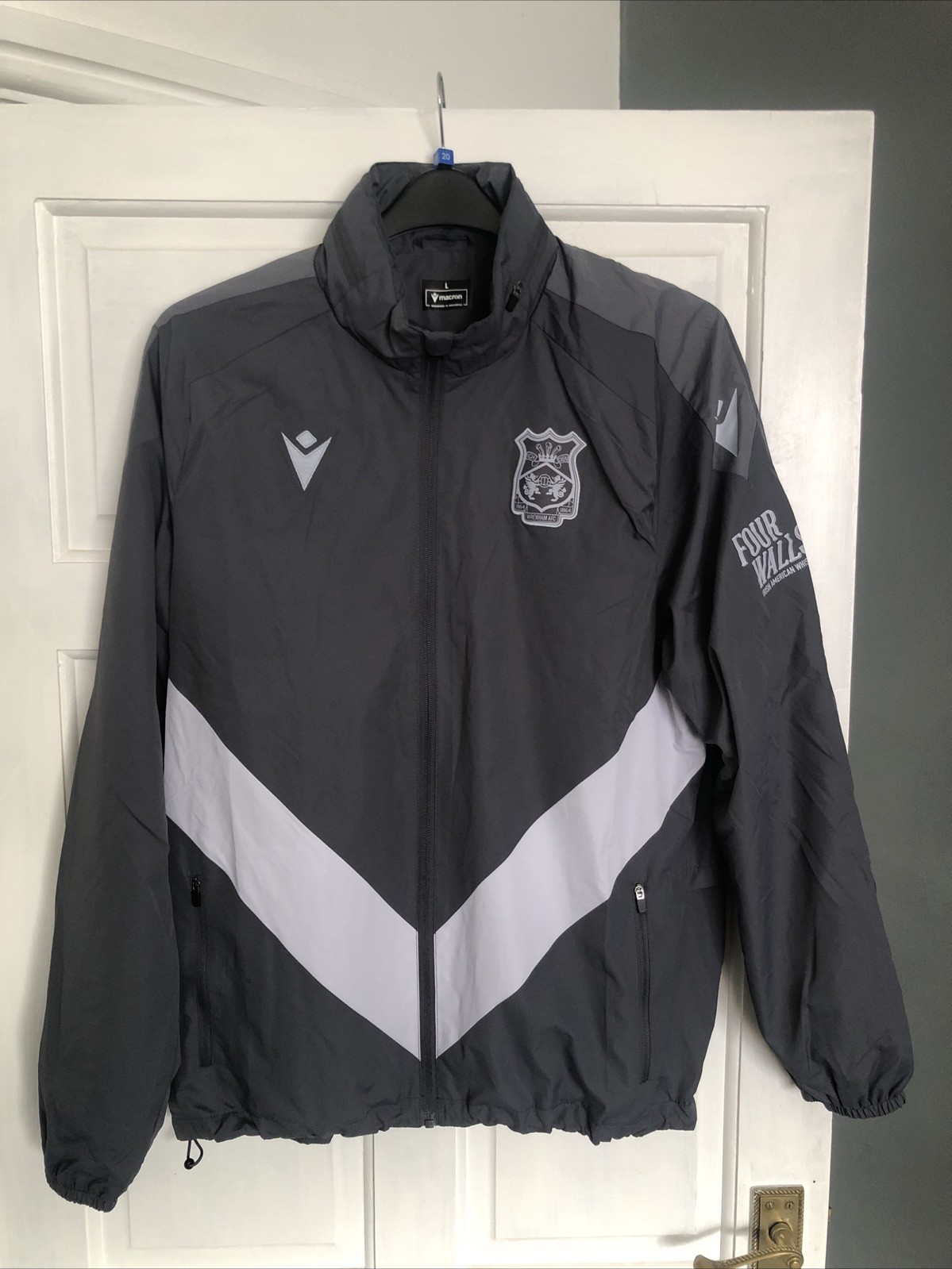 Wrexham Athletic Training Jacket Fill Zip Mens L for sale on Ebay