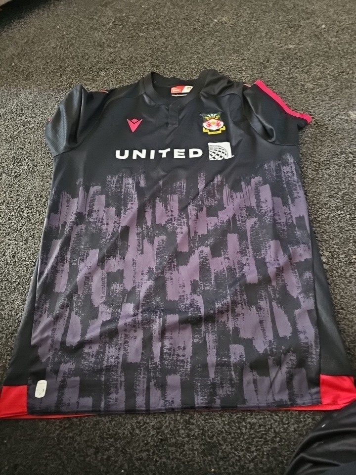 Wrexham AFC 2023/24 Third Shirt Jersey 3XL Macron Brand New Without Tags for sale on Ebay