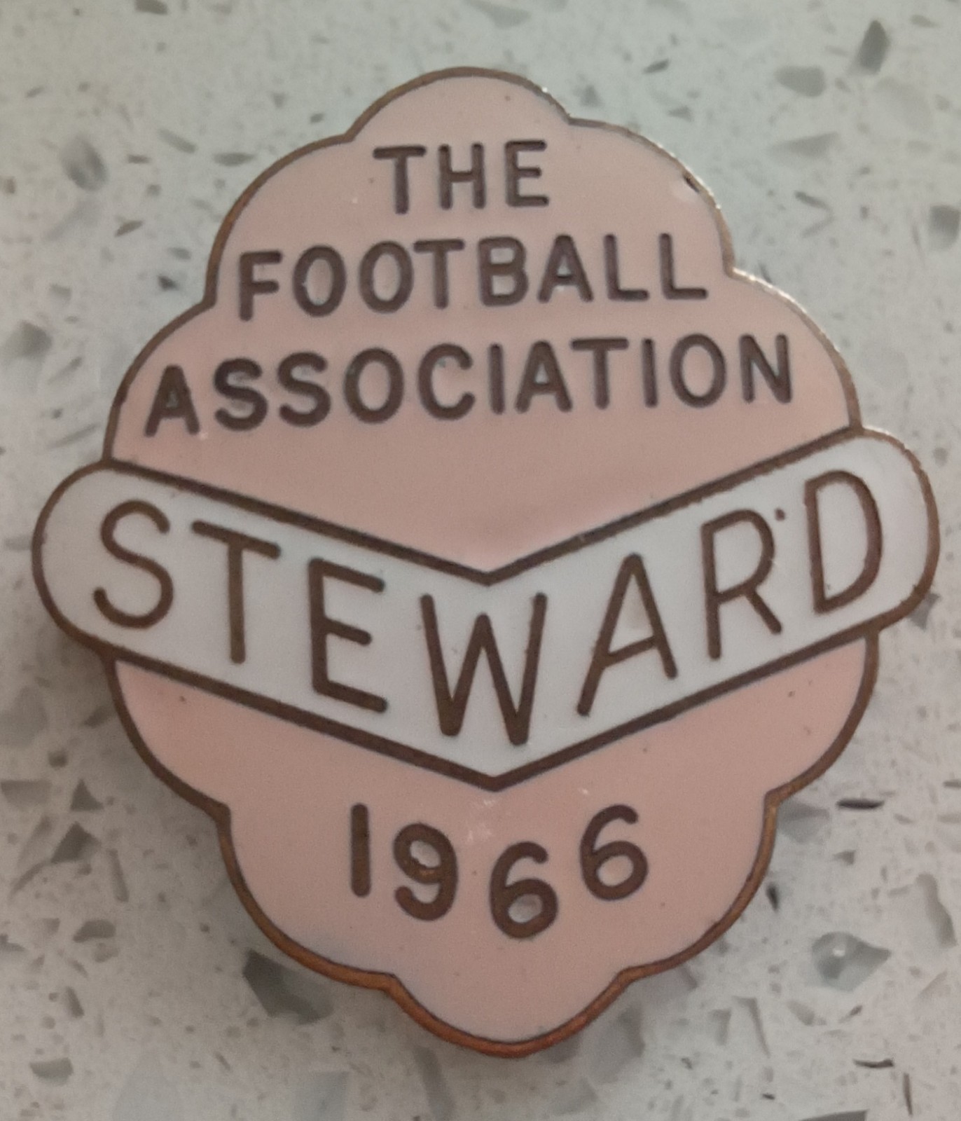 1966 England Football Association Steward Badge - Everton V Sheffield Wednesday for sale on Ebay