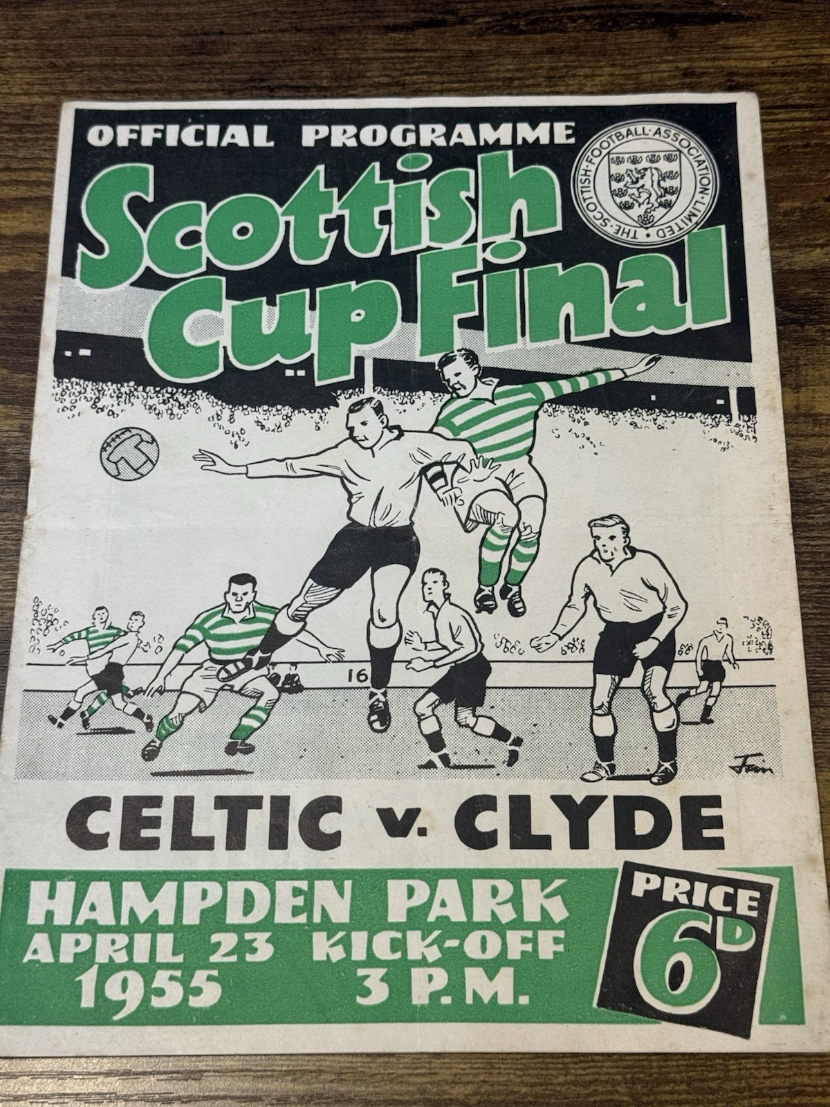 1955 Scottish Cup Final Celtic V Clyde       Football Programme for sale on Ebay