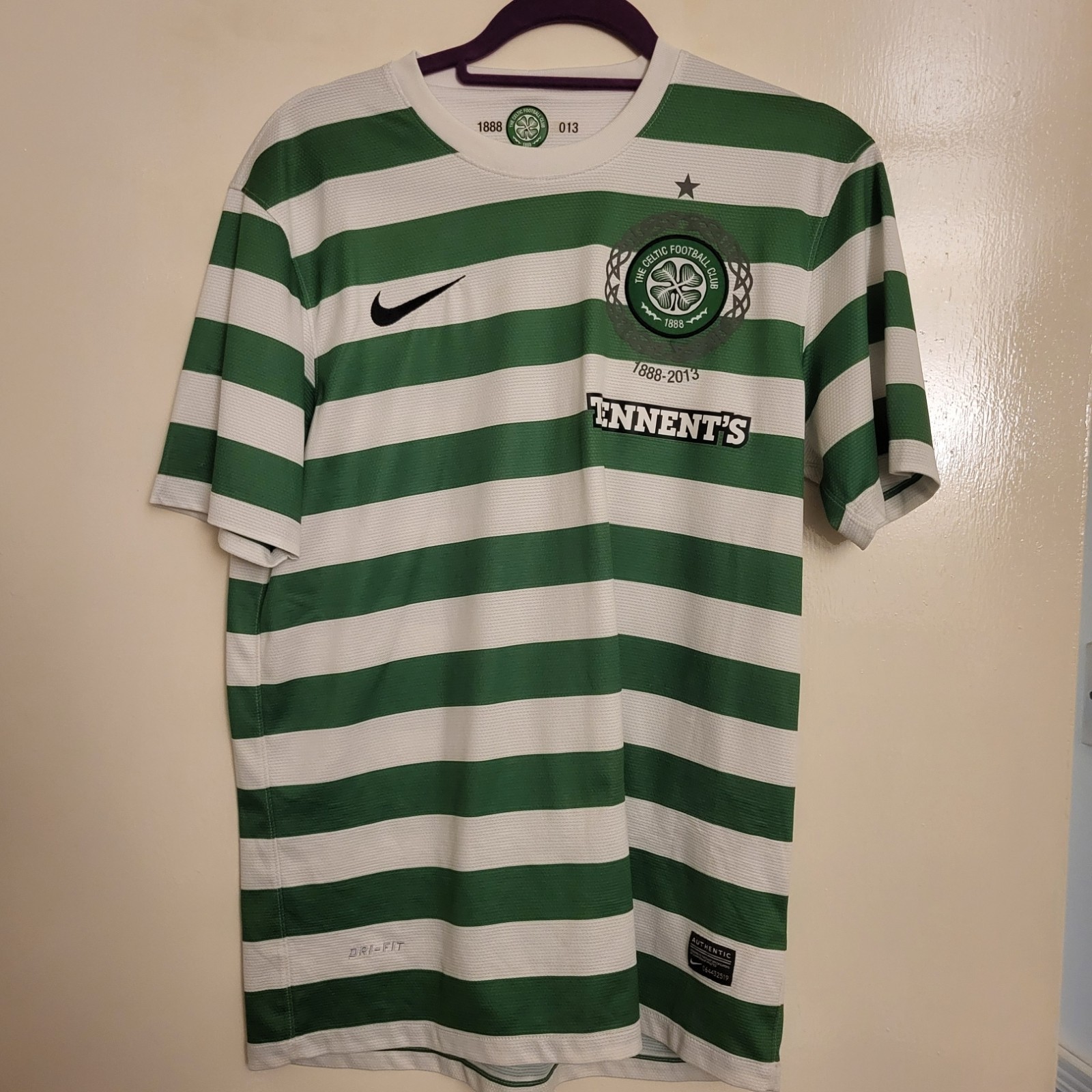 Celtic Shirt 125th anniversary 1888 - 2013 Size M for sale on Ebay