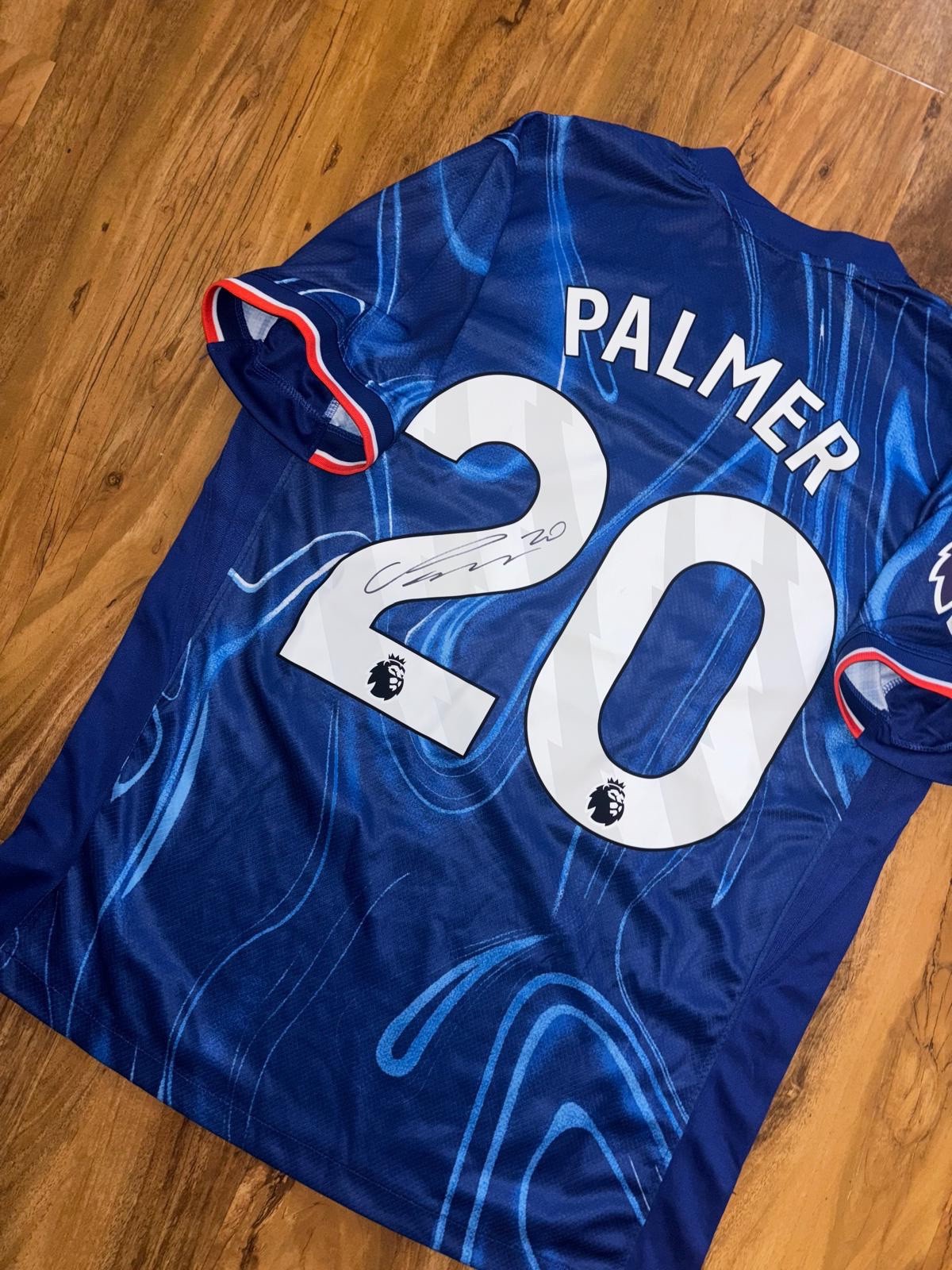 Cole Palmer Hand Signed Chelsea Home Jersey Shirt With Coa Included for sale on Ebay