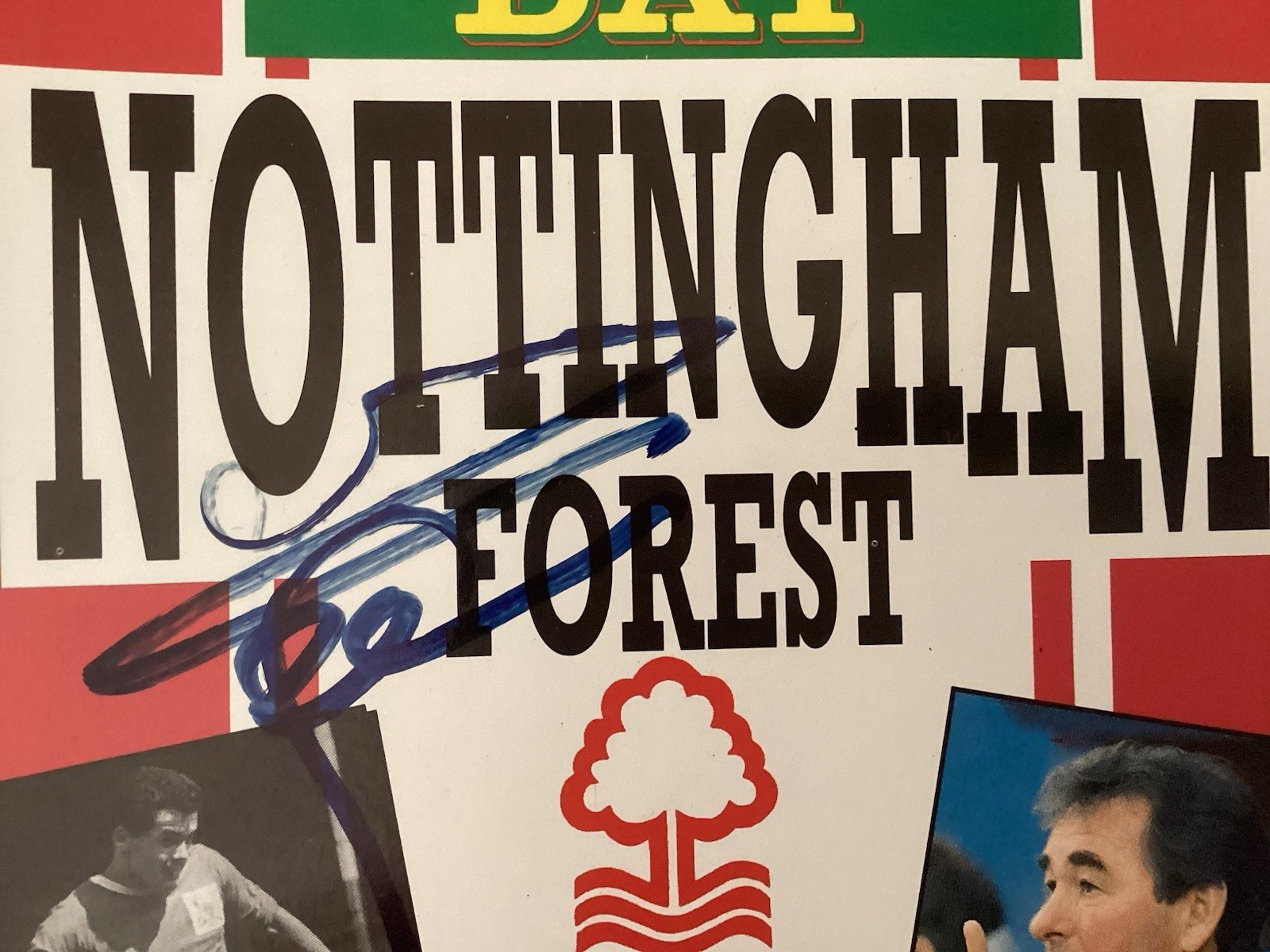   Brian Clough  / Stuart  Pearce Signed Nottingham Forest Video Sleeve for sale on Ebay