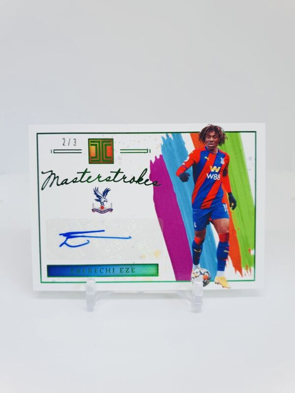 💥2021-22 Panini Impeccable Premier League EBERECHI EZE Auto /3 - Crystal Palace for sale on Ebay