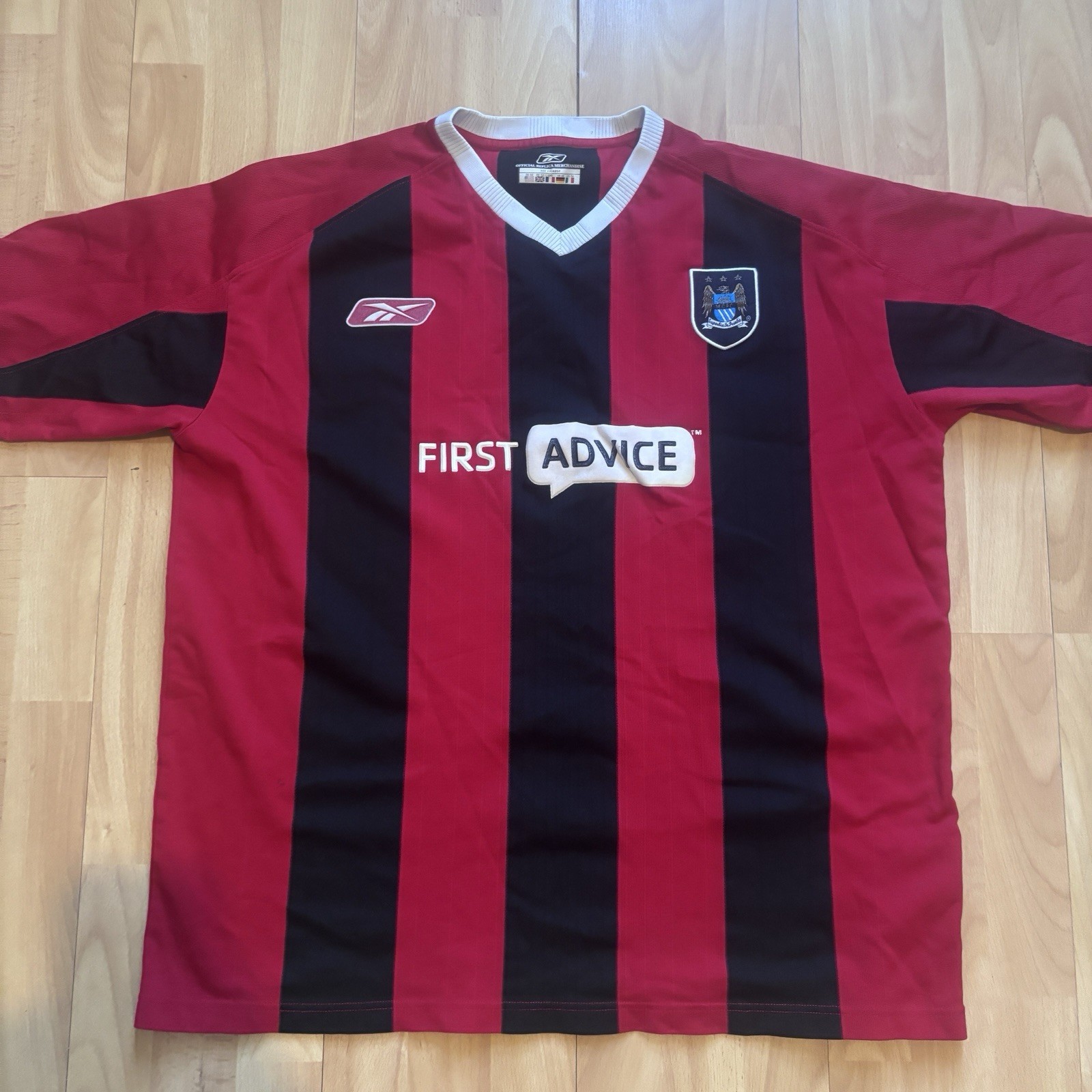 Manchester City Authentic Away Football Shirt 2003/04 XXL for sale on Ebay