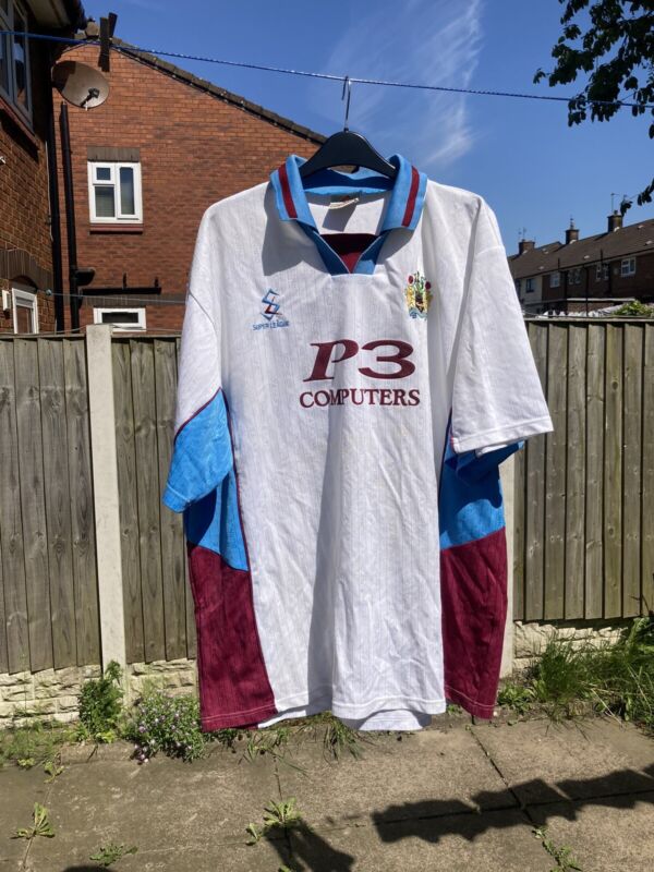 Vintage Burnley Fc Football Shirt XL 1999-2000 Away Shirt for sale on Ebay