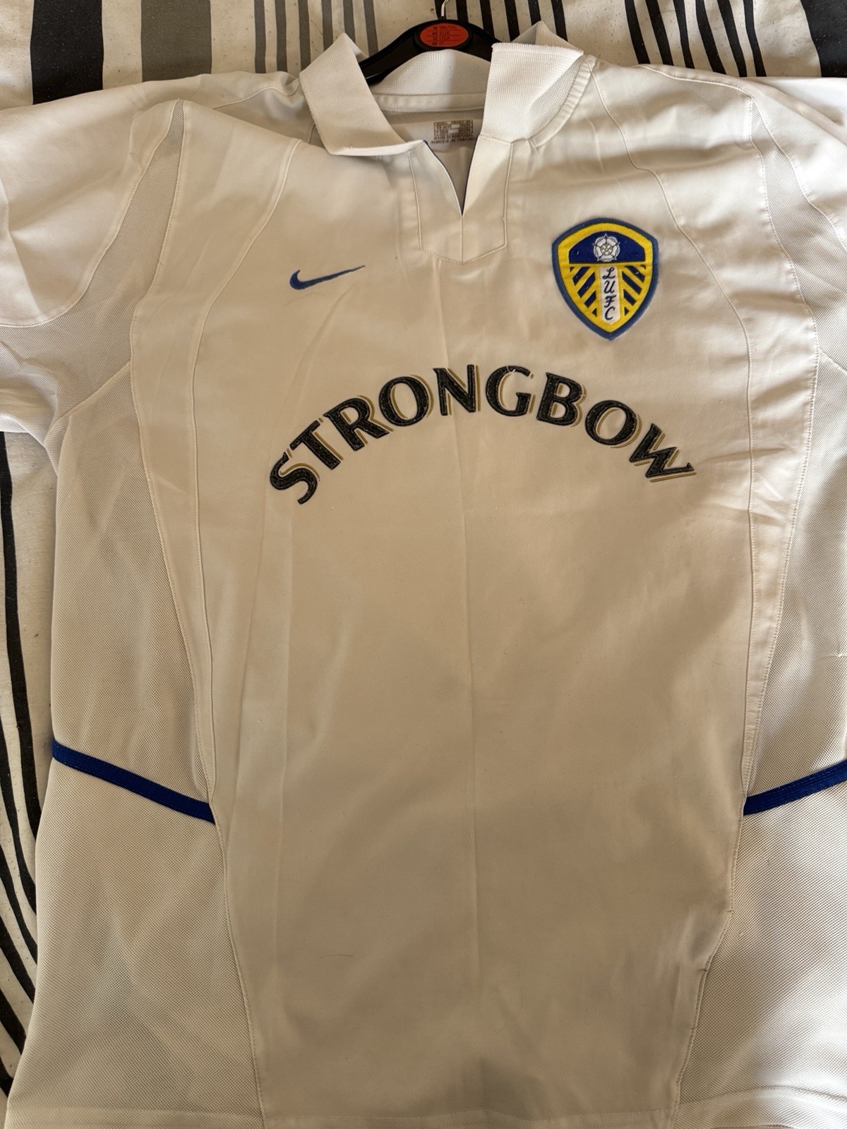 Leeds United 2002-03 Vintage Home Football Shirt Mens XL Nike Jersey Strongbow. for sale on Ebay