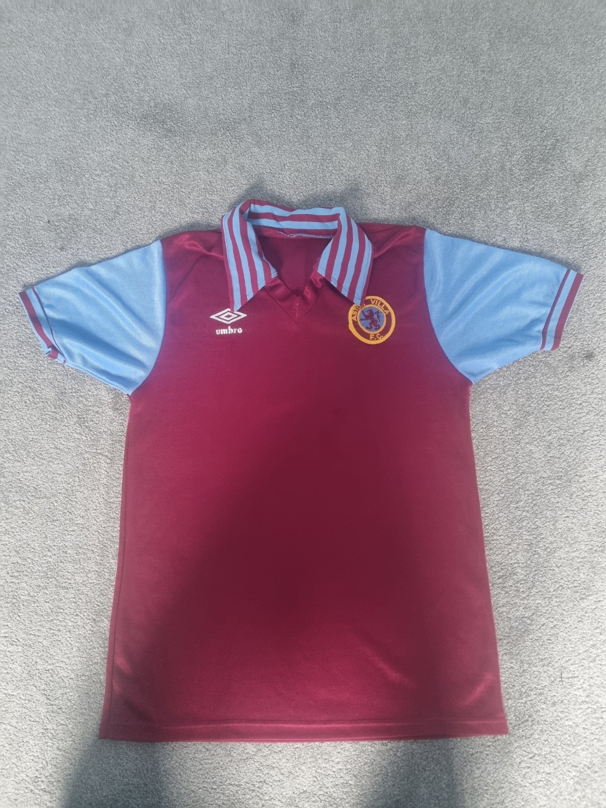 Very Rare 1970s Aston Villa Umbro Home Shirt for sale on Ebay