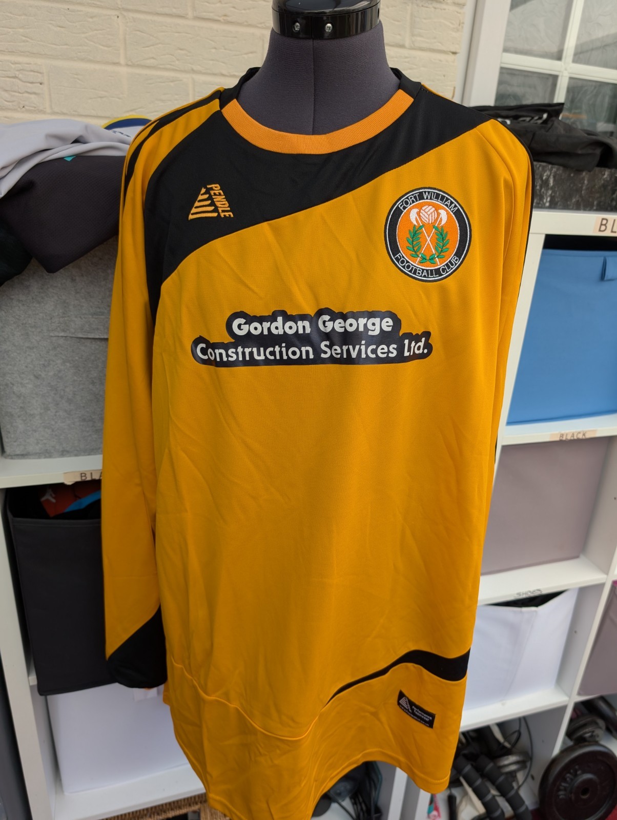 Fort William Non League Scotland Football Shirt Long Sleeved Top Pendle XL 2019 for sale on Ebay