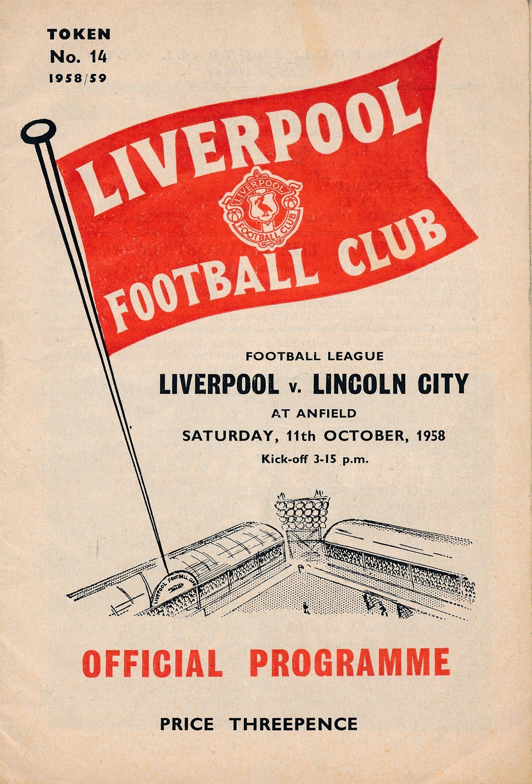 Liverpool v Lincoln City 1958/1959 - Football Programme for sale on Ebay