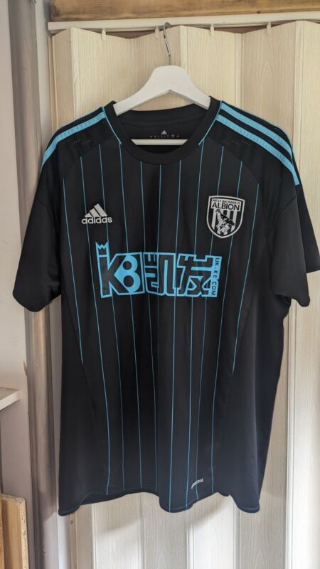 West Brom 2016/2017 Away Football Shirt Black Adidas - Large for sale on Ebay