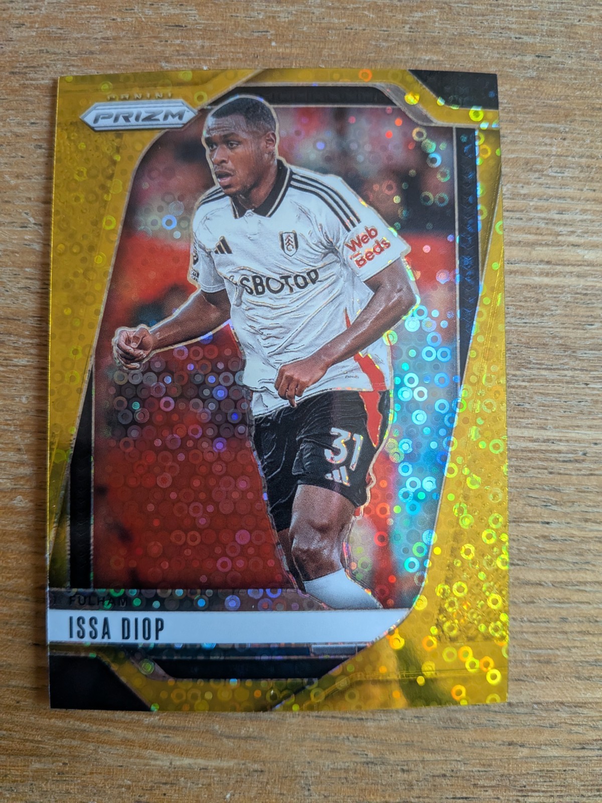 Issa Diop Fulham Panini Prizm Breakaway 24 25 Gold Numbered /10 Card for sale on Ebay