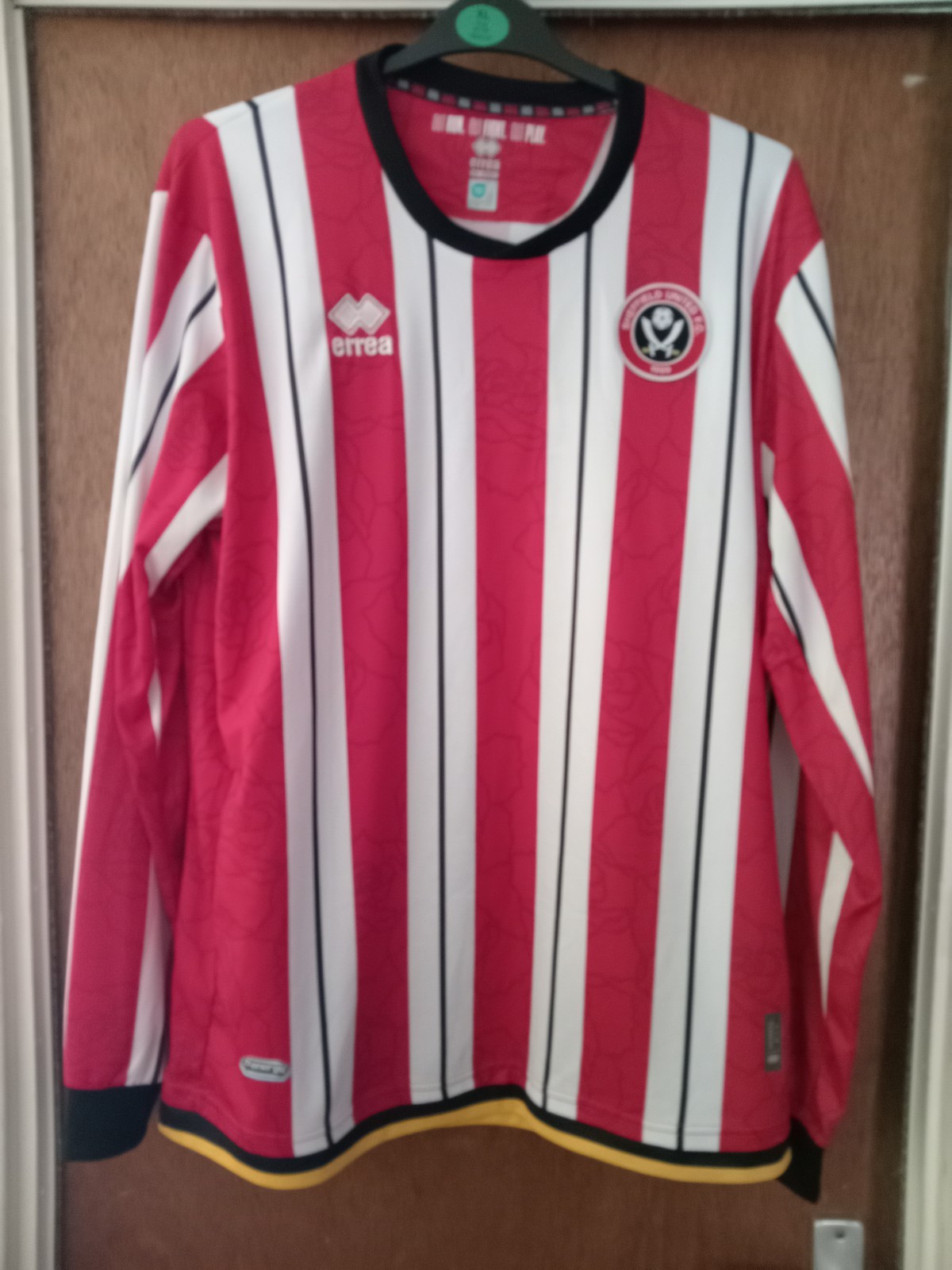 Sheffield United Errea 2024/25 Home Shirt Size XXXL Long Sleeve for sale on Ebay