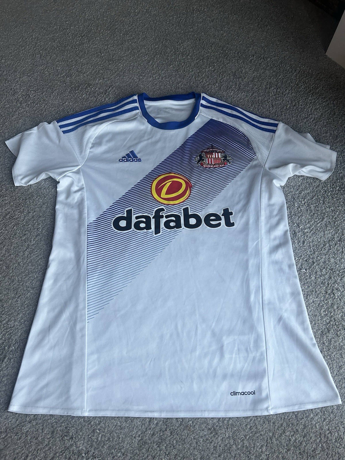 Sunderland 2016-2017 16/17 Adidas Away Shirt Men’s Medium for sale on Ebay