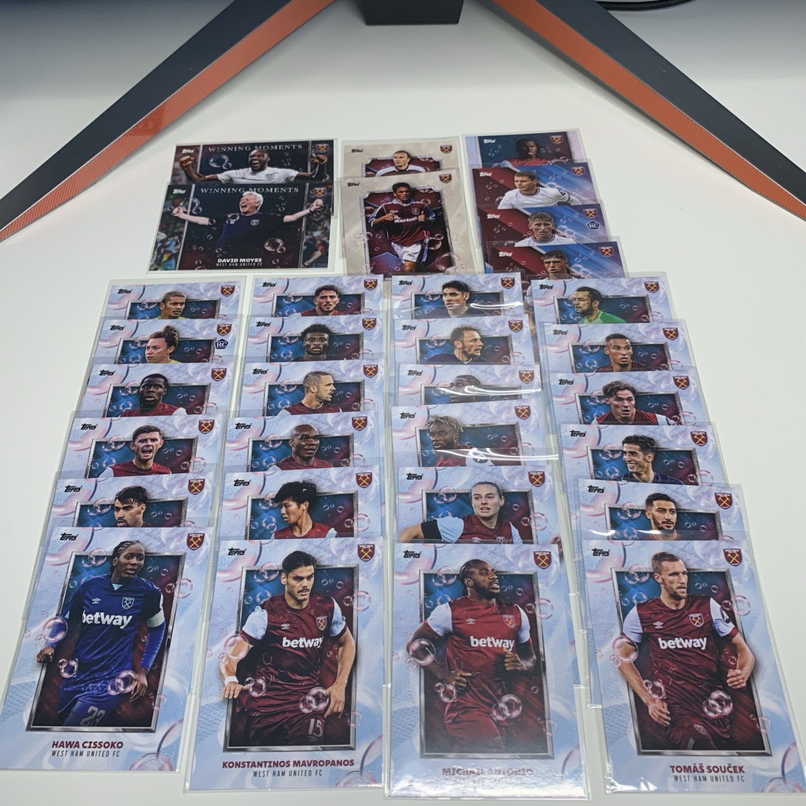 32x West Ham United Team Set Topps Bundle Inc Winning Moments Legends Noble for sale on Ebay