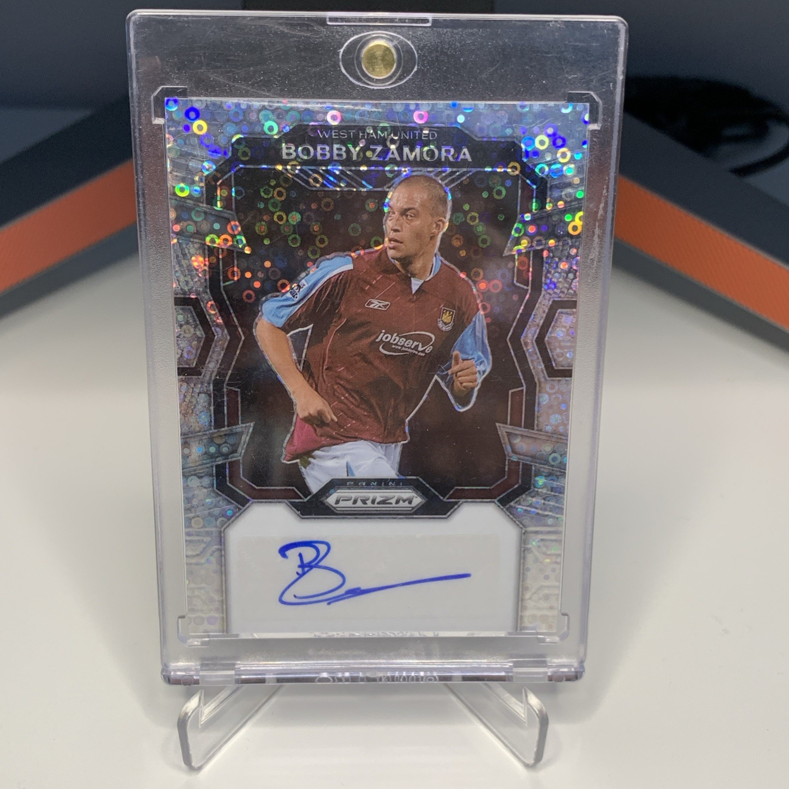 Bobby Zamora Auto EPL Panini Prizm Breakaway West Ham England for sale on Ebay
