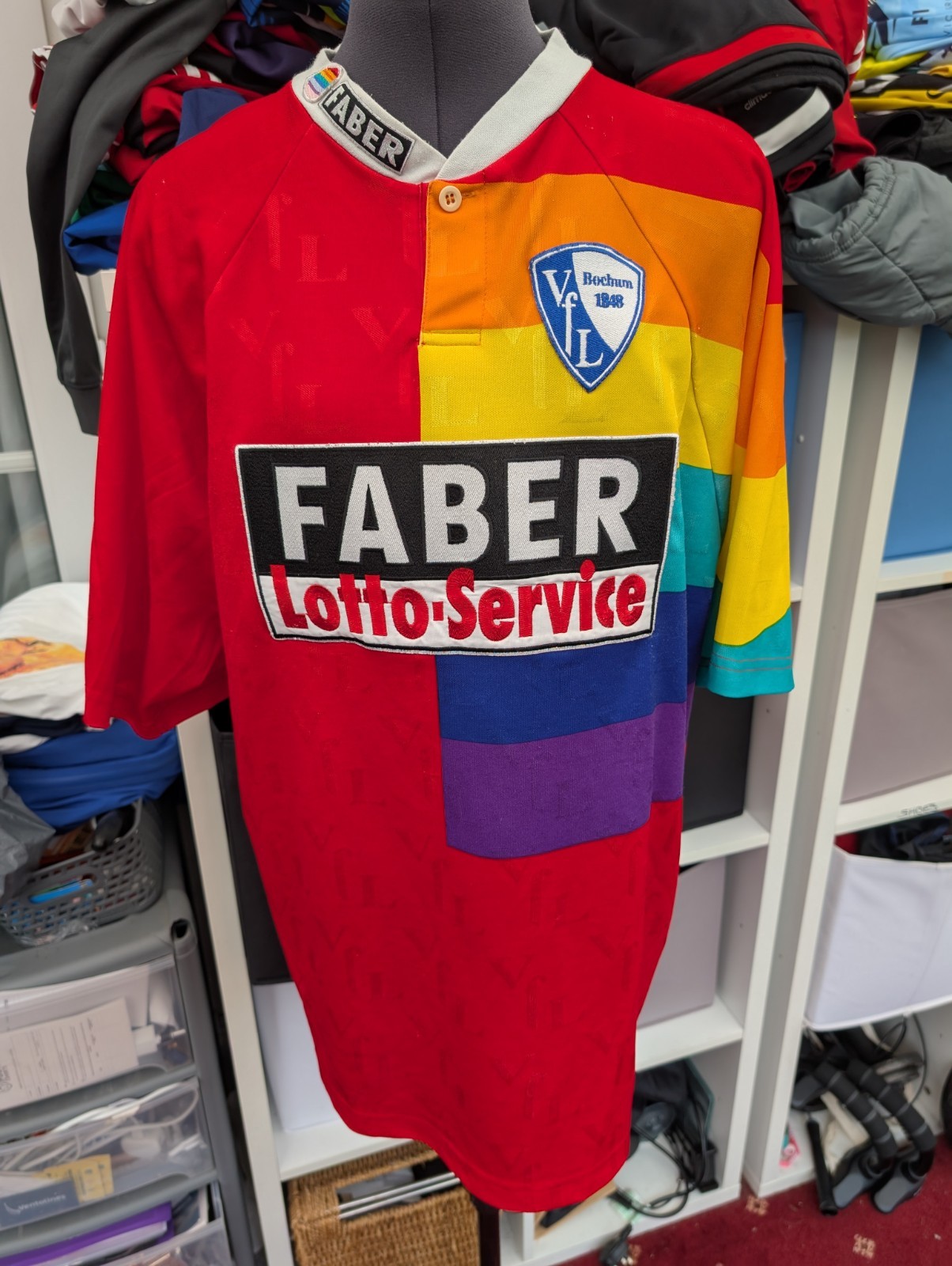 VFL BOCHUM Feber 90s 3rd Away Rare Football Shirt Jersey Trikot L 1997 1998 1999 for sale on Ebay