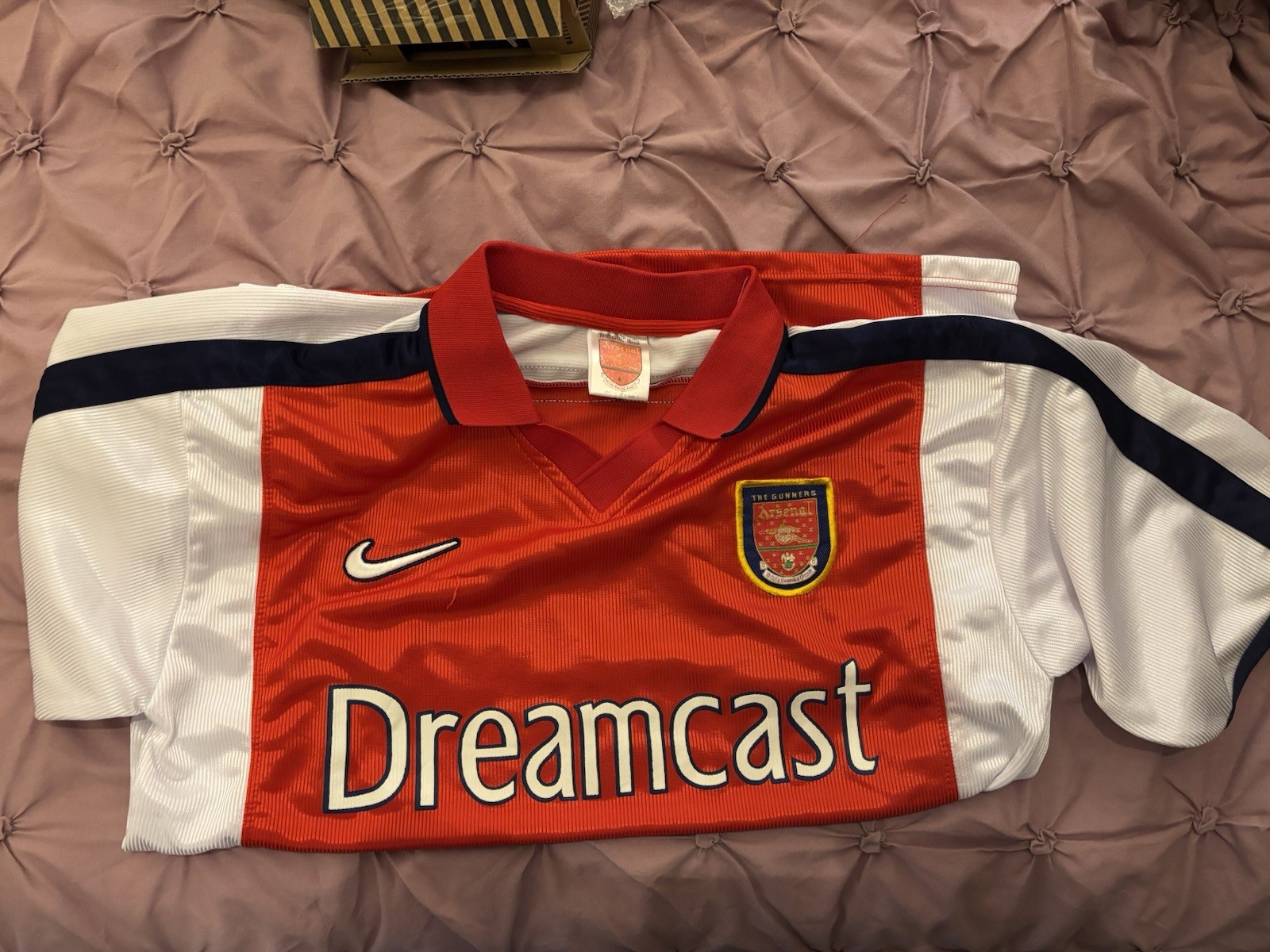  Arsenal 2001-02 Home Shirt Large Dreamcast  for sale on Ebay