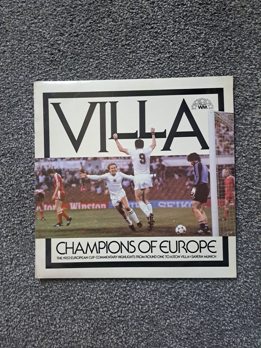 Villa, Champions Of Europe, 1982 European Cup Final . LP 12