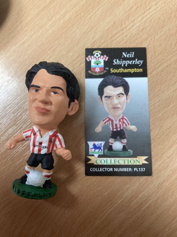 1995 Corinthian Prostars Neil Shipperley Southampton Football Figure & Card Rare for sale on Ebay
