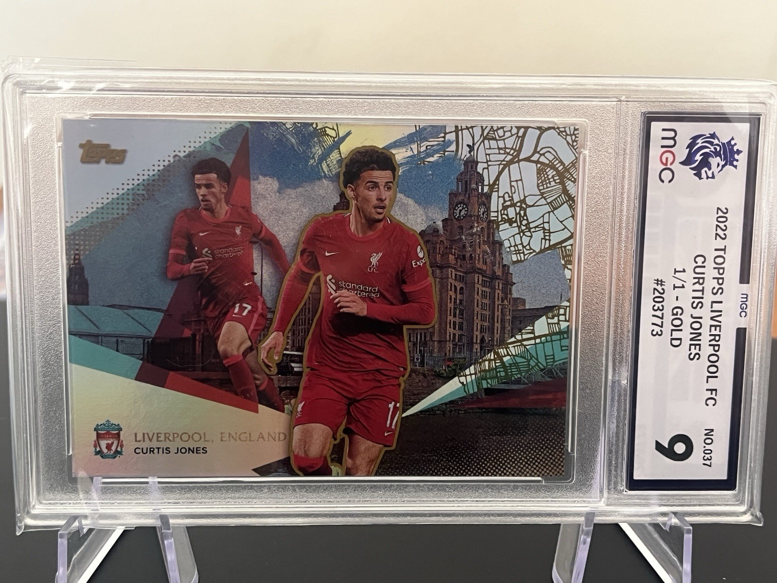 2021-22 Topps Liverpool Team Set - Curtis Jones 1/1 Gold Foil YNWA Parallel Card for sale on Ebay