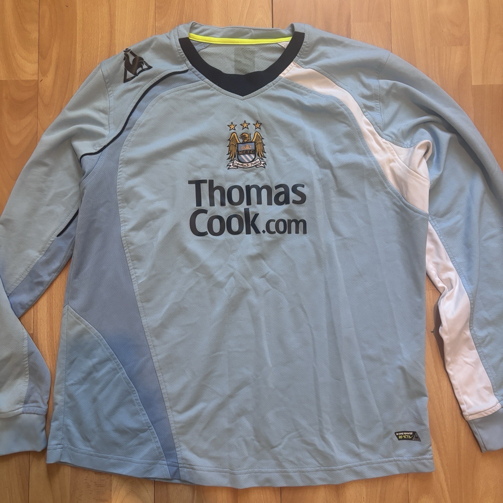 Manchester City Authentic 2008/09 Home Football Shirt Long Sleeve XL for sale on Ebay