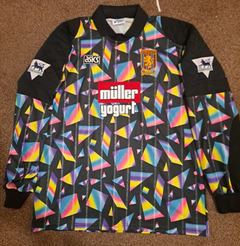 Aston Villa 1993-95 Goalkeeper Jersey XL PLEASE READ DESCRIPTION for sale on Ebay