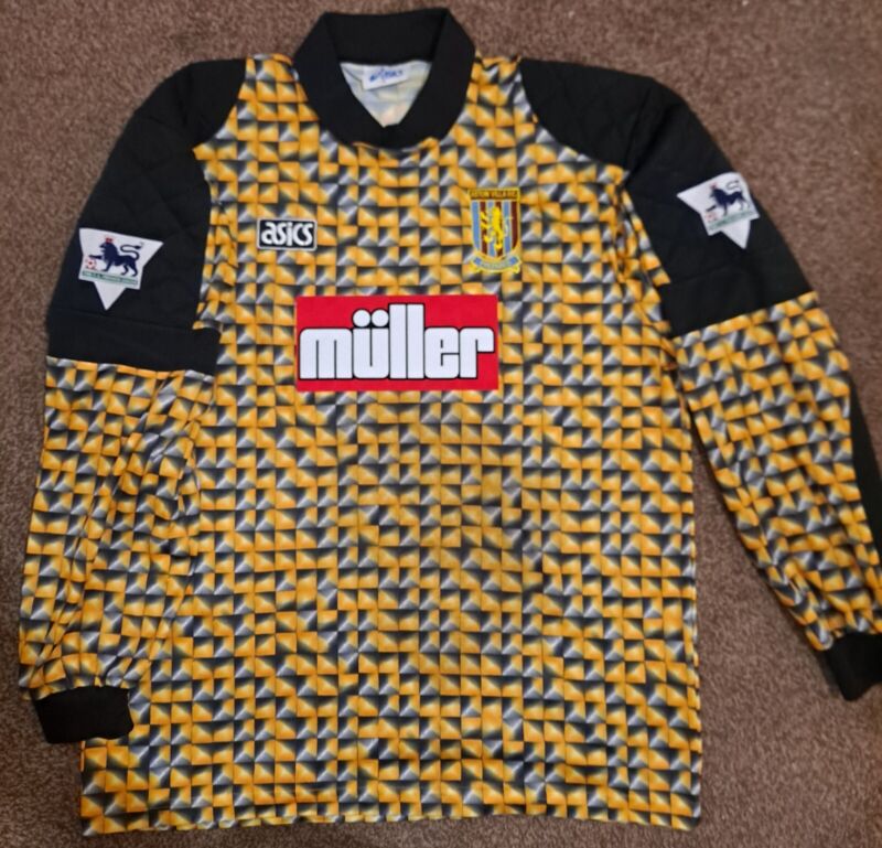 Aston Villa 1993-95 Goalkeeper #2 Jersey XL PLEASE READ DESCRIPTION for sale on Ebay