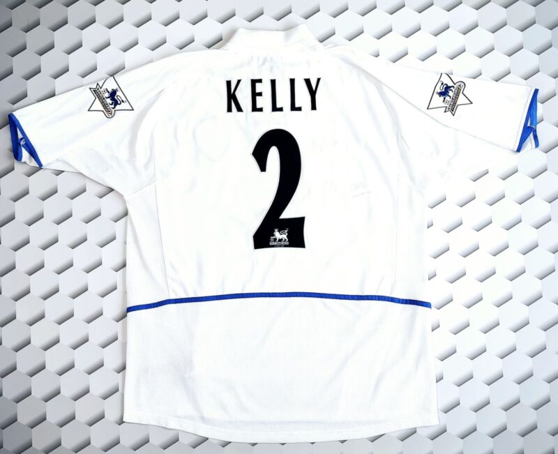 Gary Kelly Leeds United Match Worn Football Shirt Nike 2003 2004 Rep Ireland for sale on Ebay