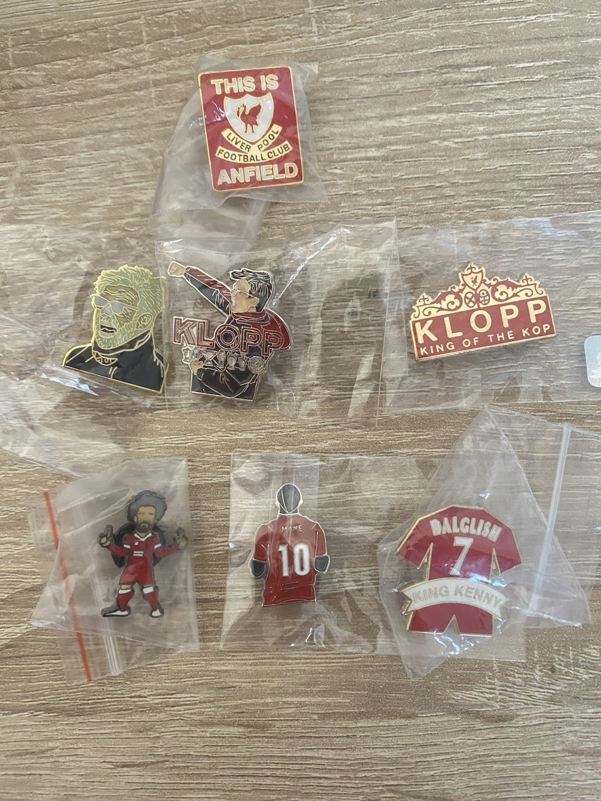 Liverpool Greats Pin Badges Job Lot for sale on Ebay