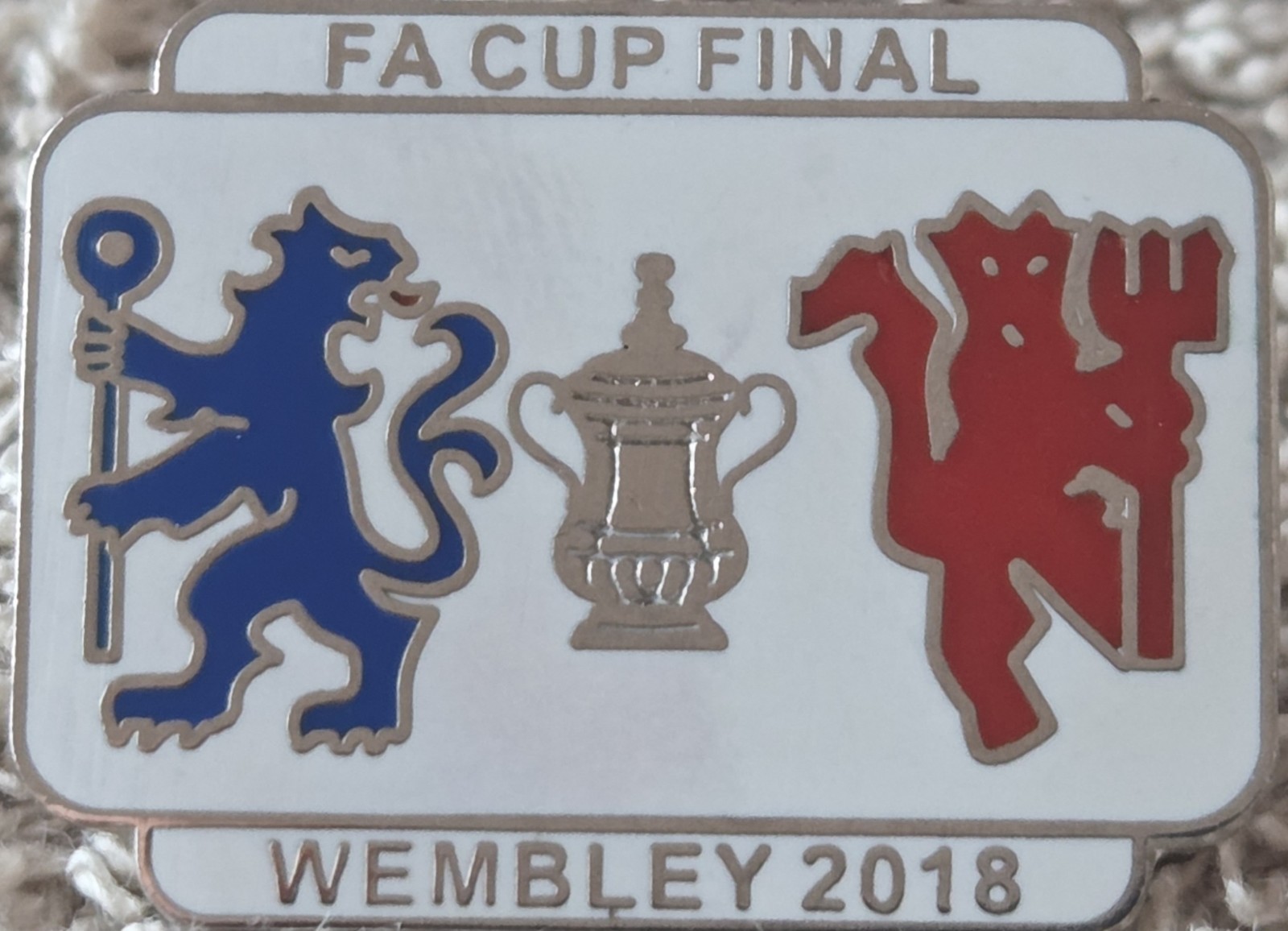 Chelsea FC Badge - 2018 FA CUP FINAL MATCH BADGE  for sale on Ebay