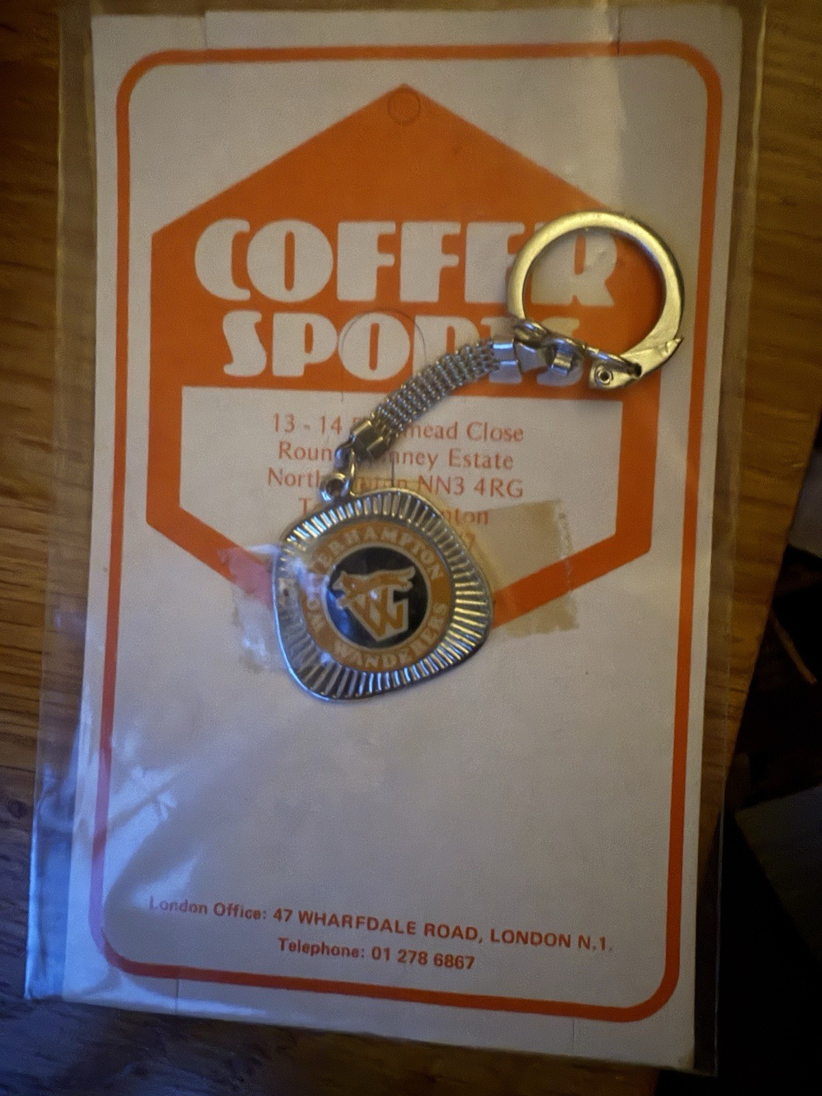 Very Rare Wolves Football Coffer Sports keyring  70s for supporter fan for sale on Ebay