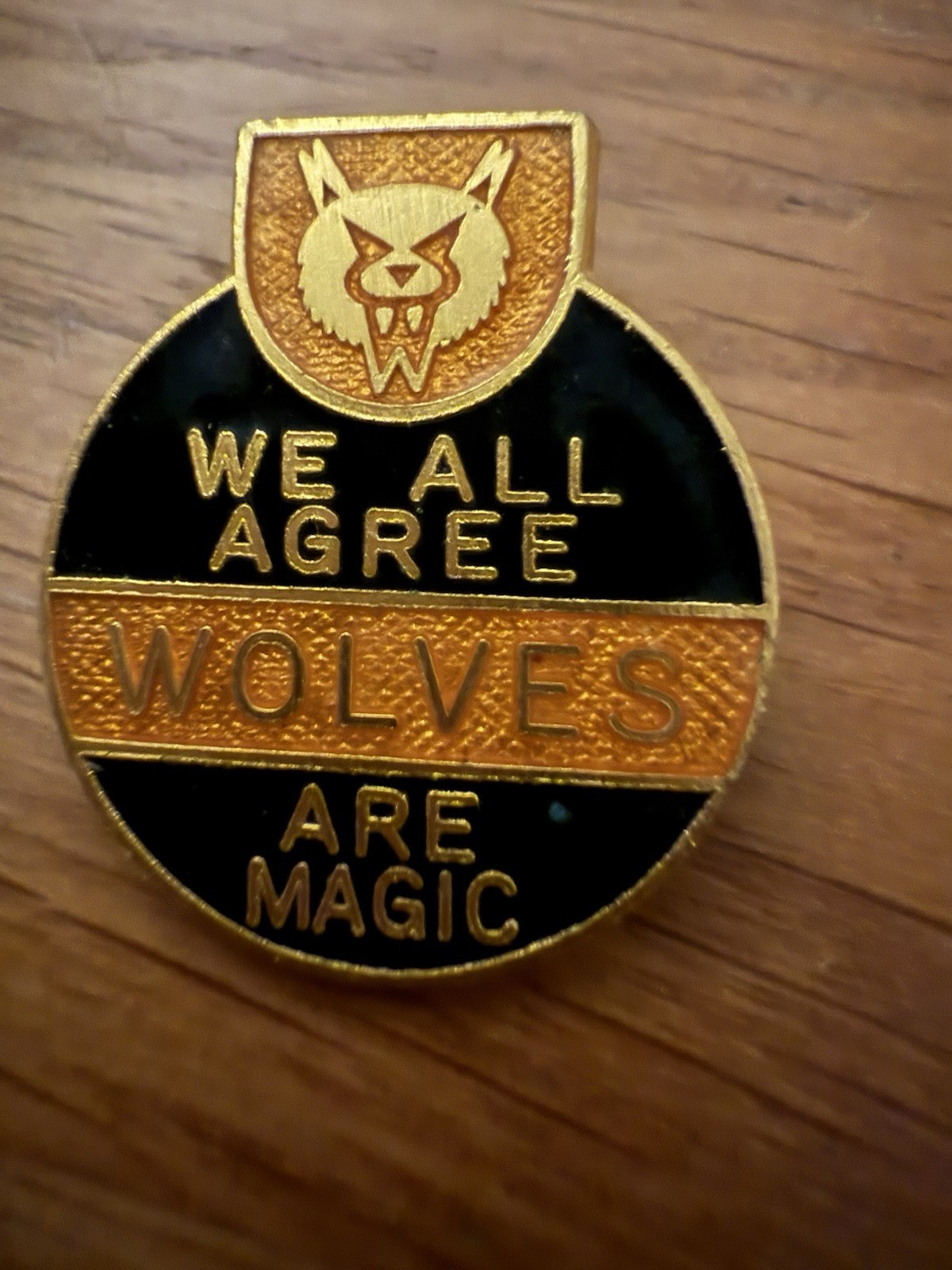 Very  Rare Wolves Football Coffer  Sports badge 70s for supporter fan for sale on Ebay