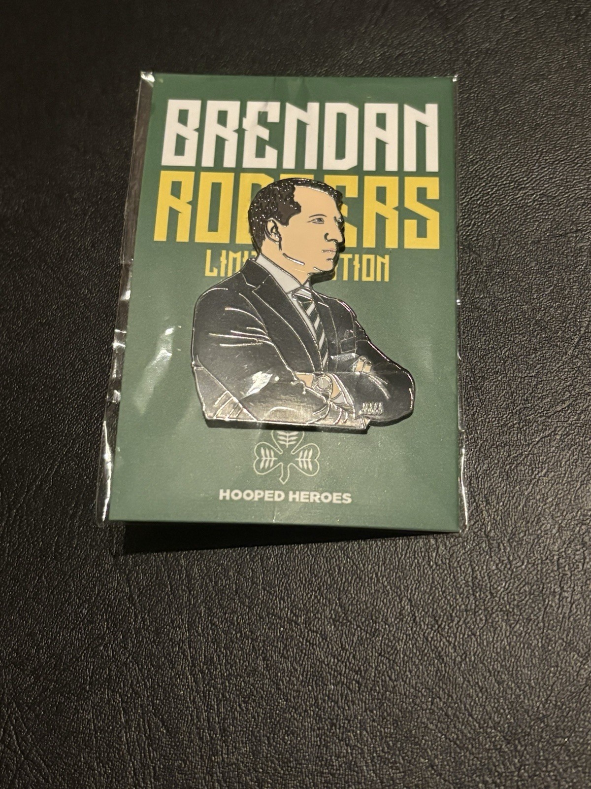 Celtic FC Football Pin Brendan Rodgers Hoidy Hooped Heroes for sale on Ebay