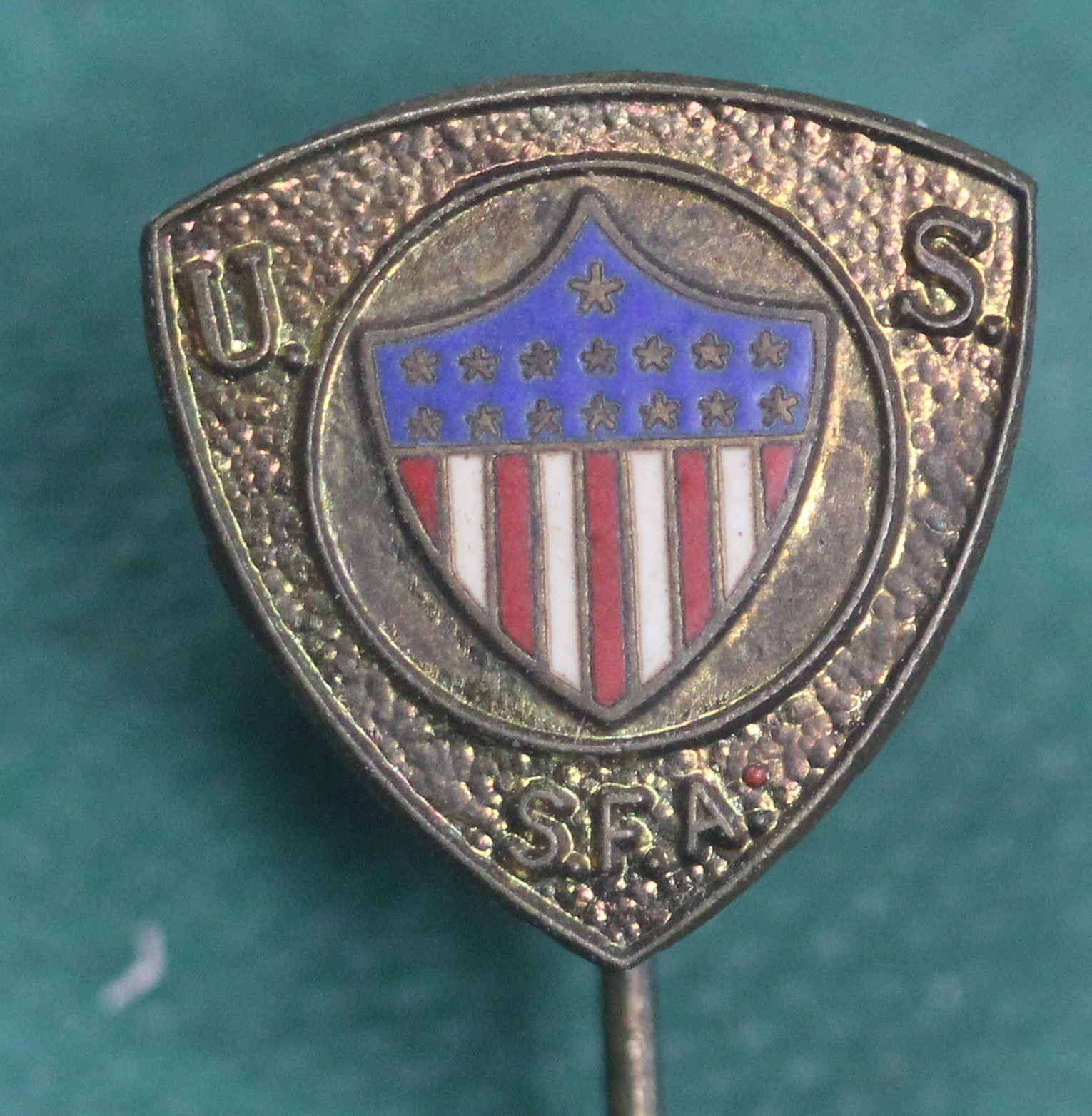 RARE USA Football Association FA Enamel Pin Badge Calcio Distintivo for sale on Ebay