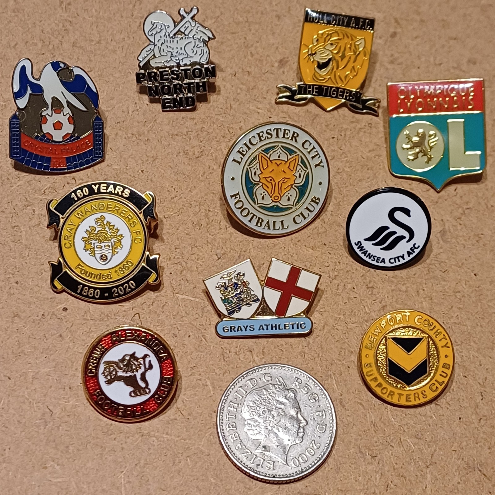 Job Lot of Football Pin Badges for sale on Ebay