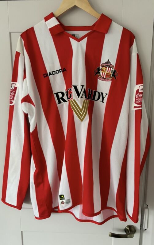 Rare 2004 Sunderland Match Worn Shirt Player Issue George McCartney   for sale on Ebay