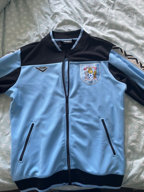 Retro coventry city football pony track top medium/large for sale on Ebay