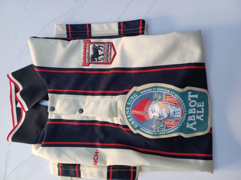 Retro Ipswich Town football shirt xl for sale on Ebay