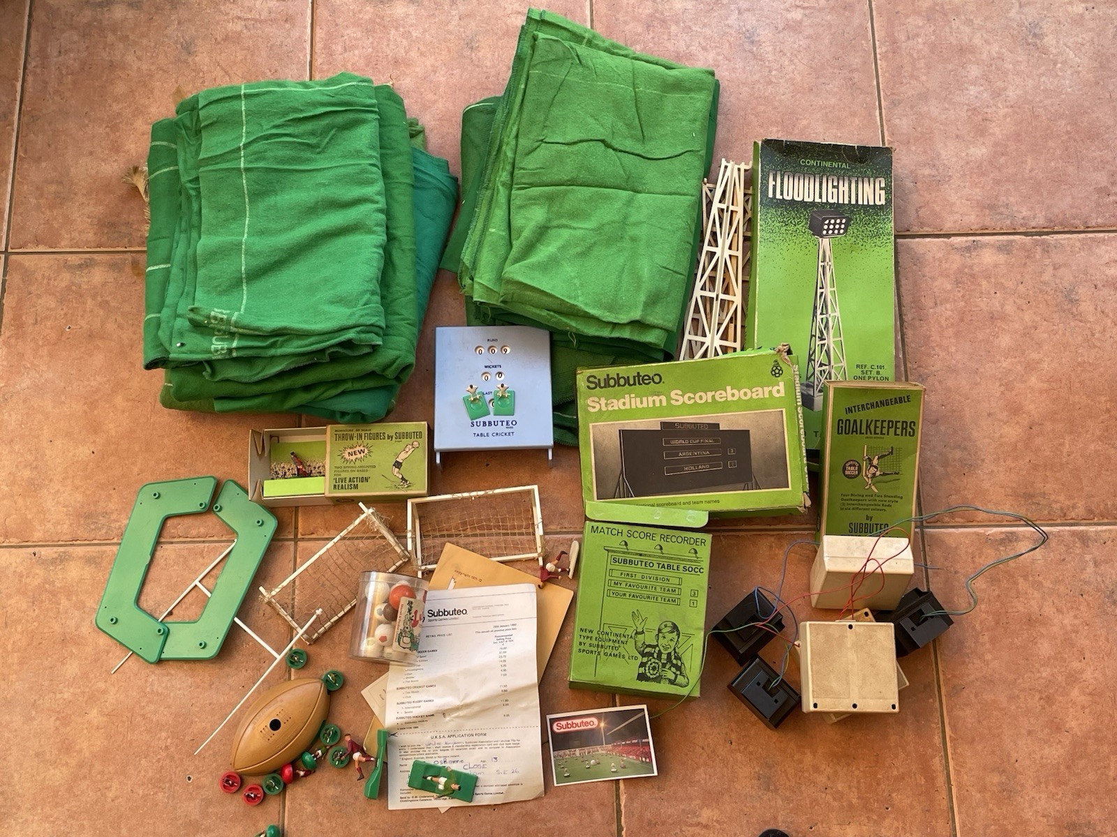 Subbuteo Job Lot For Spares AND Repairs Bundle for sale on Ebay