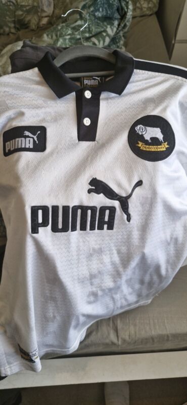  Original Derby County Puma 1997/1998 Home Shirt Medium for sale on Ebay