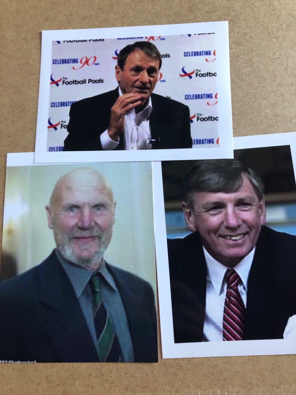 RAY WILSON, ROGER HUNT & MARTIN PETERS “1966 World Cup Winners” x3 Photo’s for sale on Ebay