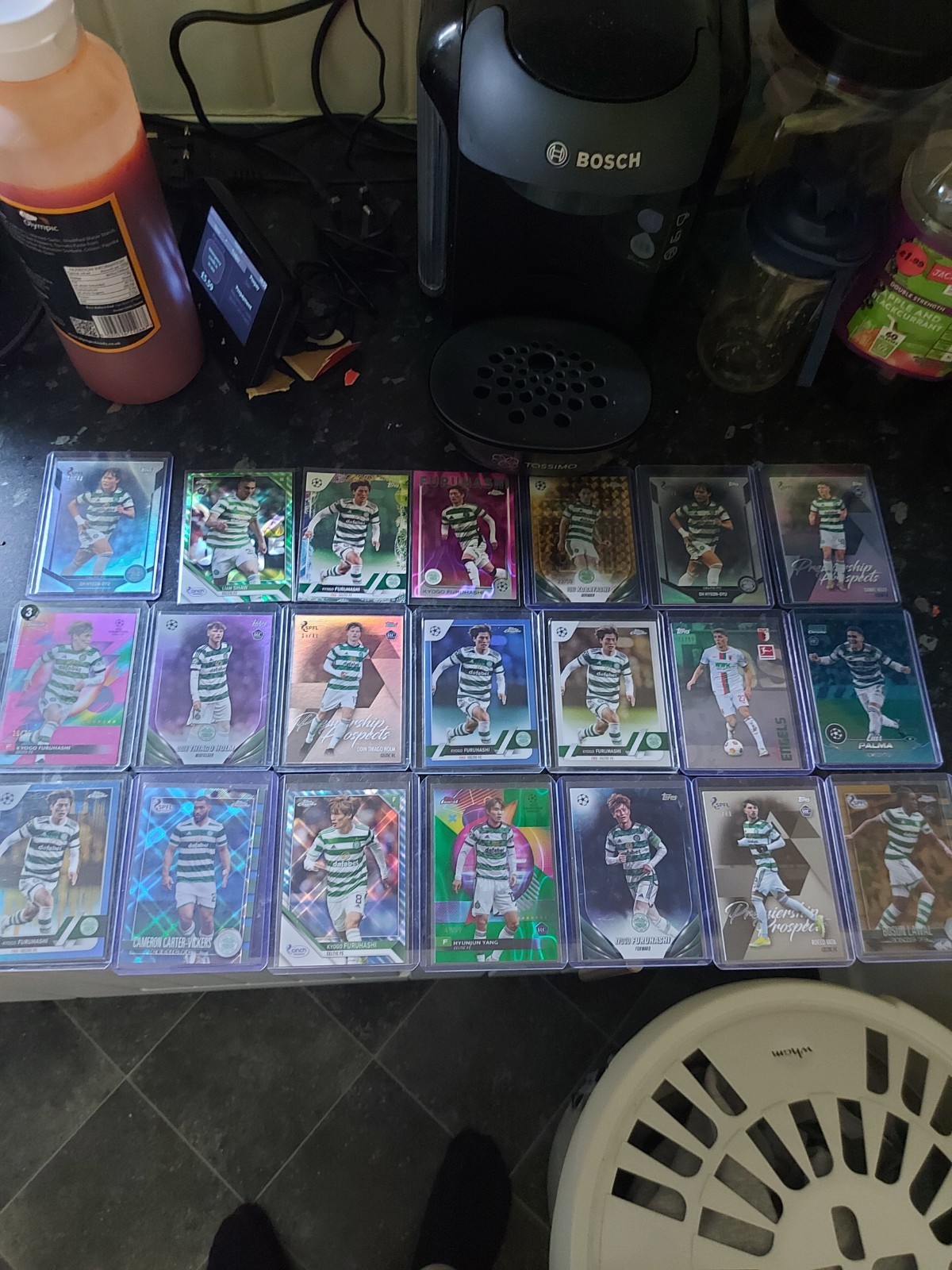 Celtic Numbered Card Bundle X21 for sale on Ebay