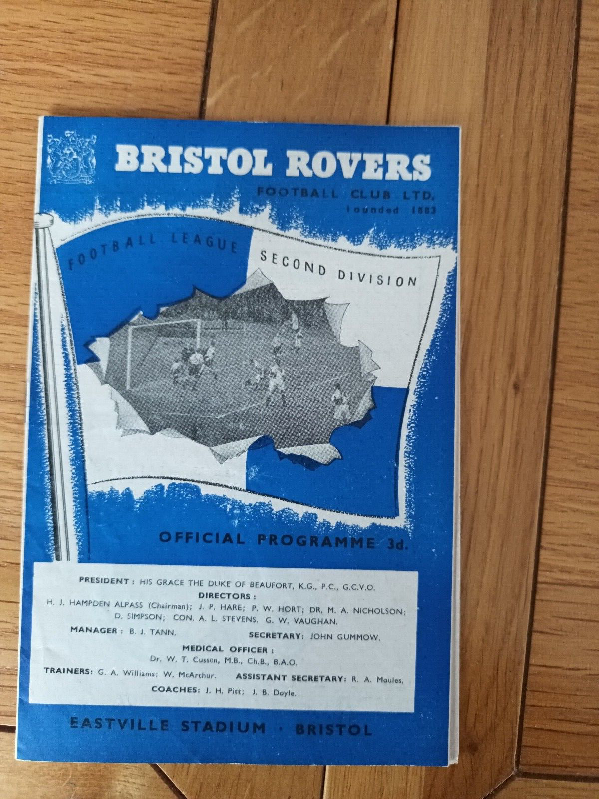 Bristol Rovers v Leeds Div 2 1960 for sale on Ebay